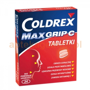 GLAXOSMITHKLINE Coldrex Maxgrip C, 24 tabletek