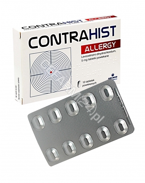 ADAMED Contrahist allergy 5 mg x 10 tabl powlekanych
