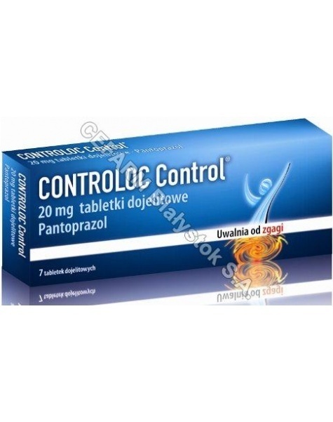 NYCOMED PHAR Controloc control 20 mg x 7 tabl dojelitowych