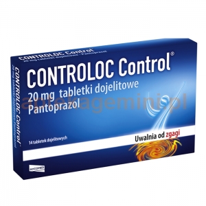 TAKEDA Controloc Control 20mg, 14 tabletek