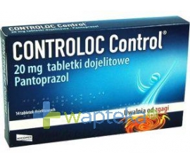 NYCOMED PHARMA SP. Z O.O. Controloc Control tabletki dojelitowe 0,02g 14 tabletek
