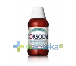 GLAXOSMITHKLINE PHARMACEUTICALS S.A. CORSODYL 0,2% plyn miętowy 300 ml