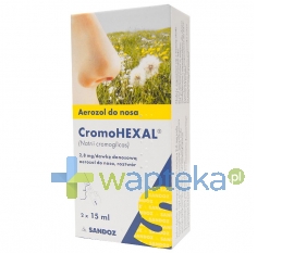 HEXAL POLSKA SP. Z O.O. Cromohexal aerozol do nosa 30 ml