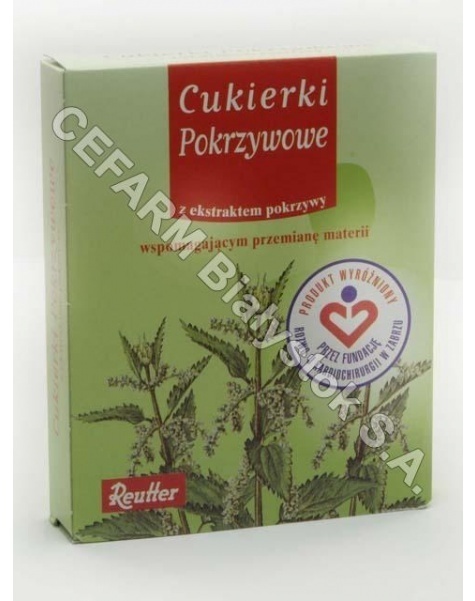 REUTTER Cukierki pokrzywowe 50 g