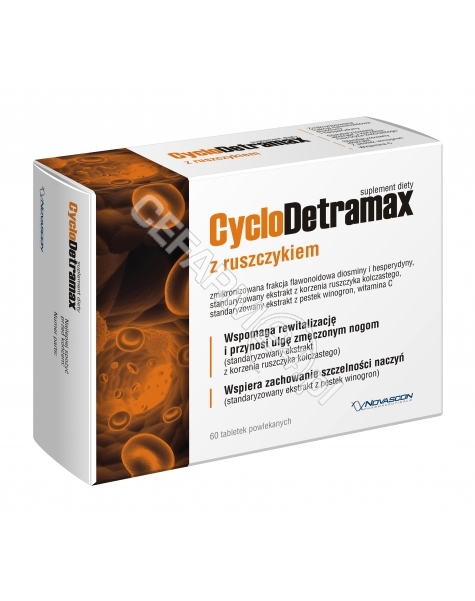 NOVASCON Cyclodetramax x 60 tabl powlekanych + Cyclodetramax żel GRATIS !!!