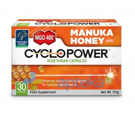 Manuka Cyclopower kapsułki z Miodem Manuka MGO 400+ 30 sztuk