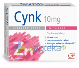 COLFARM Cynk 0,01 g 30 tabletek COLFARM