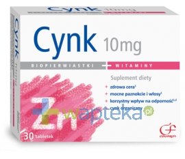 COLFARM Cynk 0,01 g 30 tabletek COLFARM