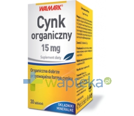 WALMARK Cynk Walmark 0,015g 30 tabletek