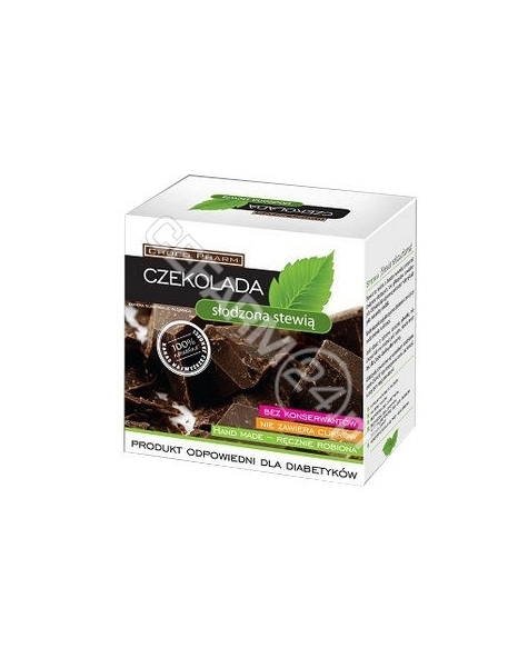 CHOCO PHARM Czekolada słodzona stewią dla dorosłych 100 g