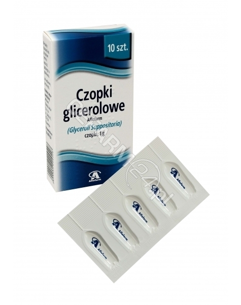 AFLOFARM Czopki glicerolowe 1 g x 10 szt (aflofarm)