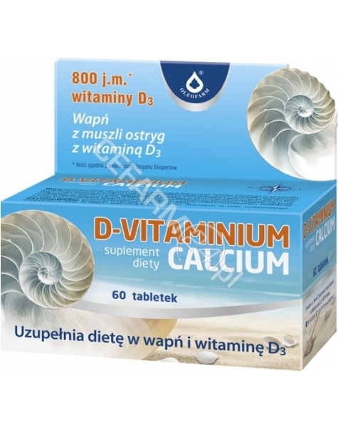 OLEOFARM D-vitaminium calcium x 60 tabl