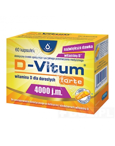 OLEOFARM D-vitum forte 4000 j.m. x 60 kaps