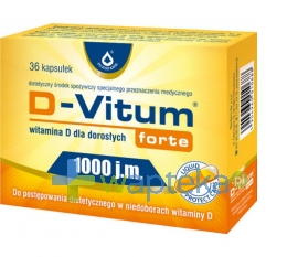 OLEOFARM D-Vitum Forte Witamina D-1000 36 kapsułek