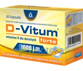 OLEOFARM D-Vitum Forte Witamina D-1000 60 kapsułek