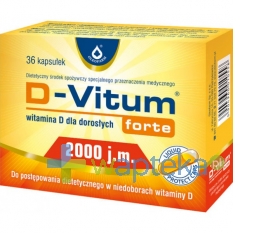 OLEOFARM D-Vitum Forte Witamina D-2000 36 kapsułek