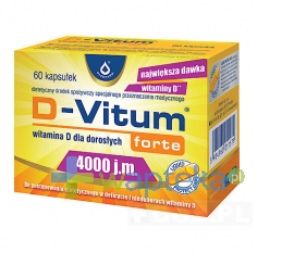 OLEOFARM SP. Z O.O. D-Vitum Forte Witamina D-4000 60 kapsułek