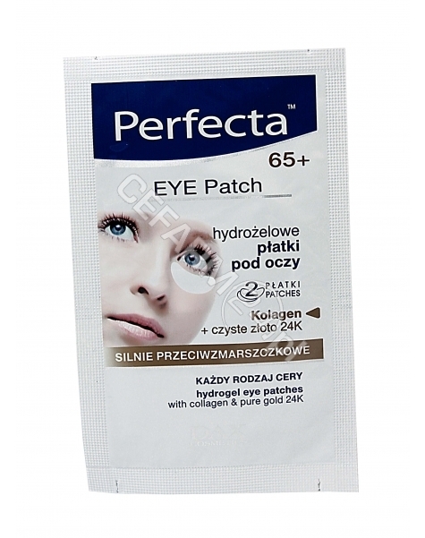 DAX COSMETICS Dax cosmetics perfecta 65+ hydrożelowe płatki pod oczy x 2 szt