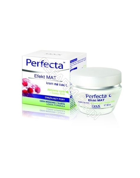 DAX COSMETICS Dax cosmetics perfecta efekt mat zwężający pory krem na noc 50 ml