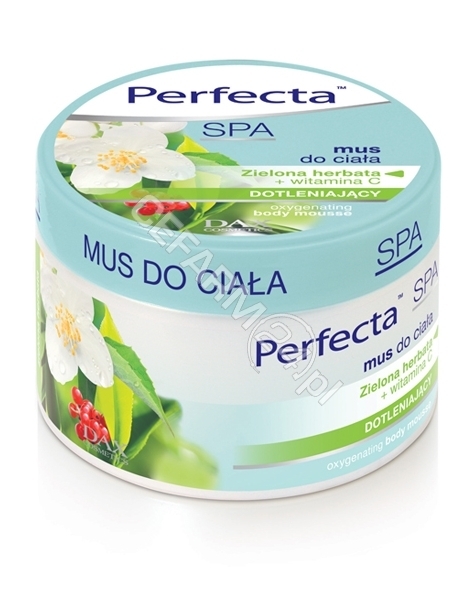 DAX COSMETICS Dax cosmetics perfecta spa dotleniający mus do ciała z wyciągiem z zielonej herbaty 225 ml