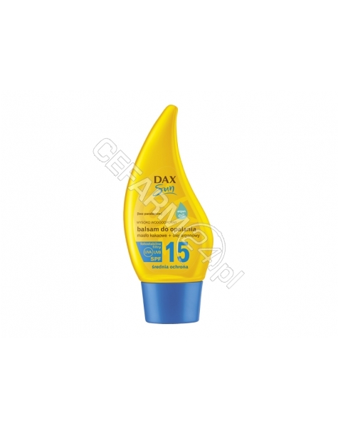 DAX COSMETICS Dax cosmetics sun balsam z masłem kakaowym i olejem arganowym spf 15 150 ml