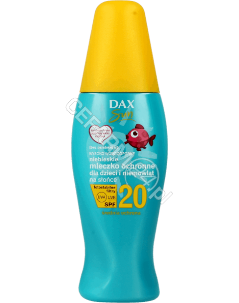 DAX COSMETICS Dax cosmetics sun - mleczko ochronne do opalania dla dzieci i niemowląt spray spf 20 150 ml