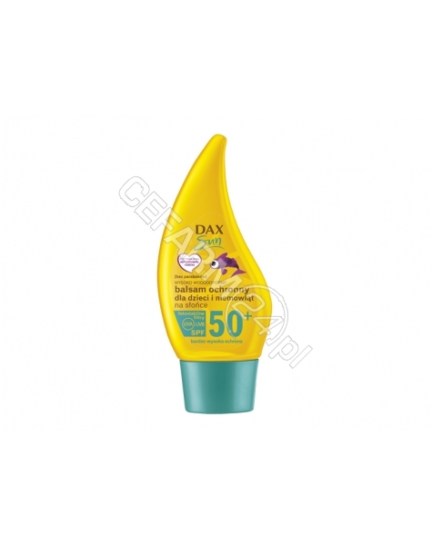 DAX COSMETICS Dax cosmetics sun - wodoodporny balsam ochronny do opalania dla dzieci i niemowląt spf 50 150 ml