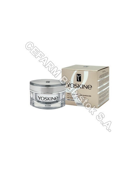 DAX COSMETICS Dax cosmetics yoskine 50+ krem - max reduktor zmarszczek na dzień spf 10, cera sucha 50 ml - dostępne ostatnie sztuki