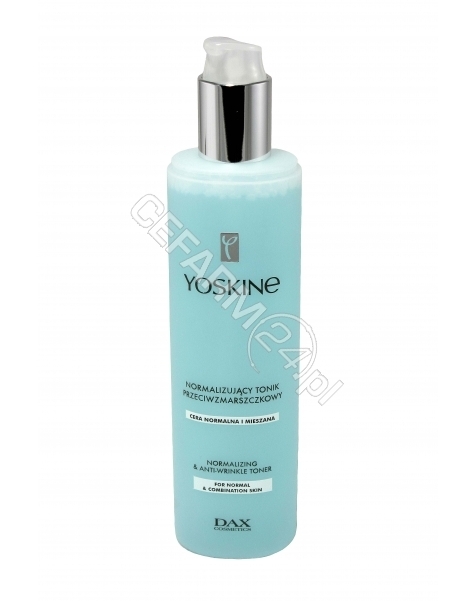 DAX COSMETICS Dax cosmetics yoskine oczyszczanie normalizujący tonik przeciwzmarszczkowy do cery normalnej i mieszanej 200 ml