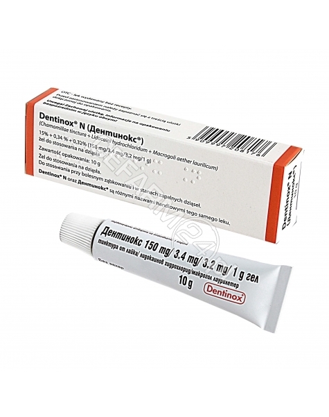 INPHARM Dentinox N żel 10 g (import równoległy - Inpharm)