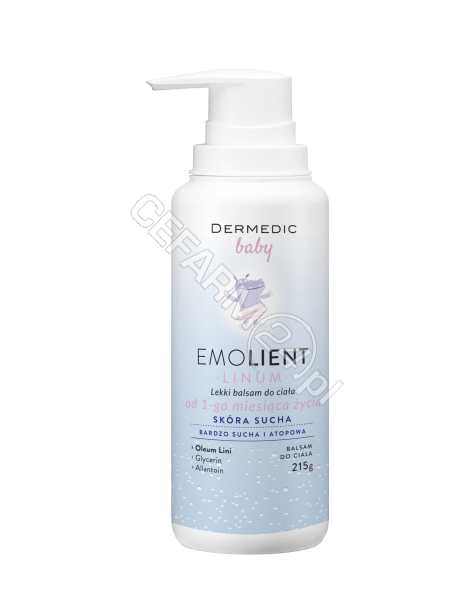 BIOGENED Dermedic emolient linum baby - lekki balsam do ciała 215 g