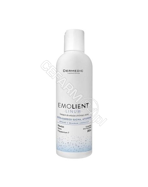 BIOGENED Dermedic emolient linum - szampon do włosów chroniący skórę 200 ml