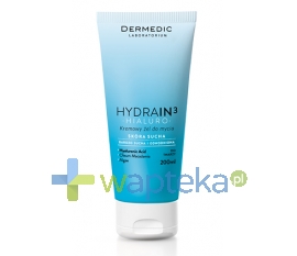 DERMEDIC DERMEDIC HYDRAIN 3 Kremowy żel do mycia 200ml