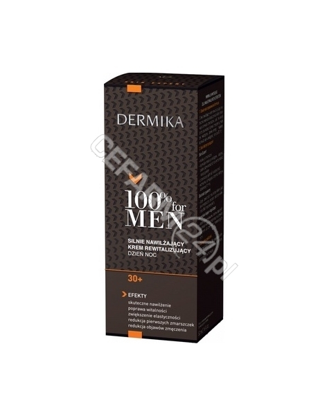 CEDERROTH Dermika 100% for men 30+ silnie nawilżający krem rewitalizujący dzień/noc 50 ml