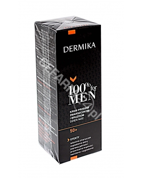 CEDERROTH Dermika 100% for men 50+ krem przeciw zmarszczkom i bruzdom dzień/noc 50 ml