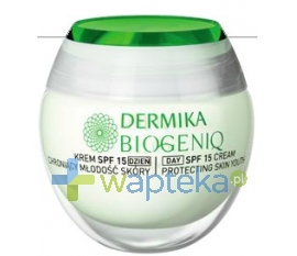 DERMIKA-LAB.KOSMETYKÓW NOWEJ GENERACJI DERMIKA BIOGENIQ 35+ Krem chroniący młodość skóry w ciągu dnia spf 15 50 ml