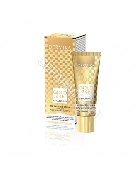 DERMIKA Dermika Gold 24k Total Benefit Age Blurring serum optyczny korektor zmarszczek 30 ml