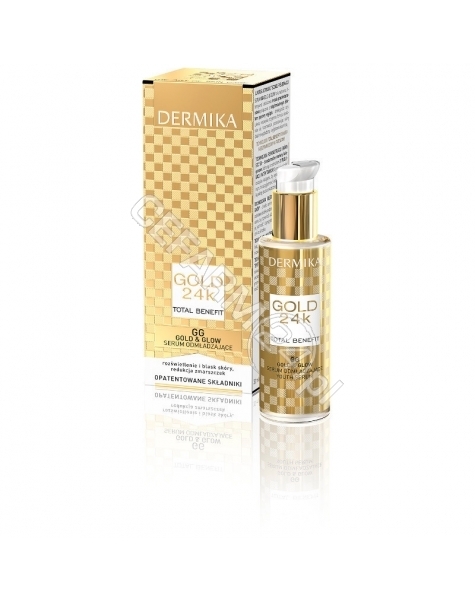 DERMIKA Dermika Gold 24k Total Benefit Gold&Glow serum odmładzające 30 ml