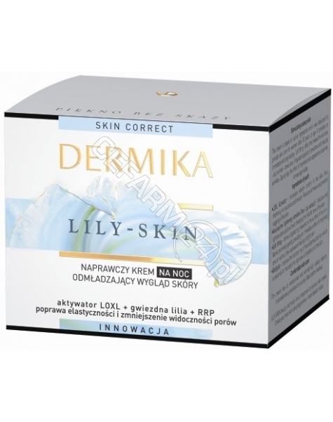 CEDERROTH Dermika Lily-Skin naprawczy krem na noc odmładzający wygląd skóry 50 ml