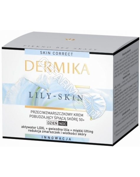 CEDERROTH Dermika Lily-Skin przeciwzmarszczkowy krem na dzień i noc 50+ pobudzający śpiącą skórę 50 ml