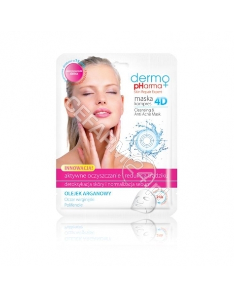 ESTETICA Dermo Pharma maska kompres 4D aktywne oczyszczanie i redukcja trądziku