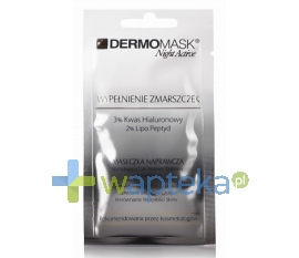 LBIOTICA DERMOMASK Night Active WYPEŁNIANIE ZMARSZCZEK Maseczka 12ml