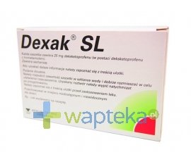 BERLIN CHEMIE AG Dexak SL 0,025g 10 saszetek