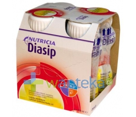 NUTRICIA POLSKA SP. Z O.O. Diasip o smaku waniliowym płyn odżywczy 4 x 200 ml