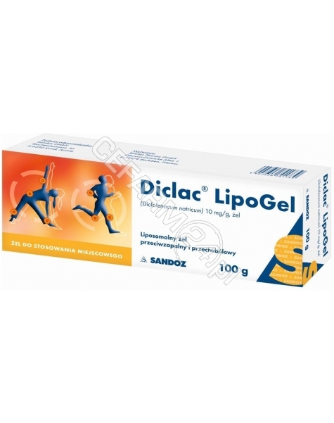 SANDOZ Diclac lipogel 10 mg/g żel 100 g