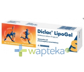 SANDOZ GMBH Diclac Lipogel żel 0,01 g/g 100 g (tuba)