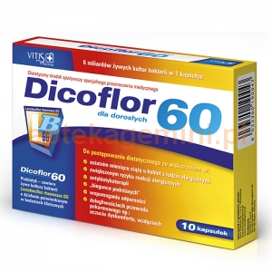 VITIS PHARMA Dicoflor 60, 10 kapsułek