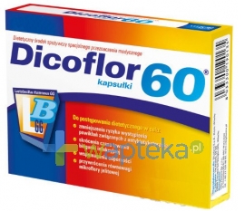 BAYER SP. Z O.O. DICOFLOR 60 dla dorosłych 20 kapsułek 21779