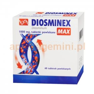 PHARMASWISS Diosminex Max 1000mg, 60 tabletek