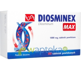 VALEANT Diosminex Max 1g 60 tabletek